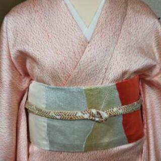 👘　正絹　総絞り　付下げ　★柳絞りの画像