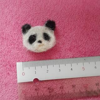 【物々交換可能】羊毛フェルト　パンダ　マグネットの画像