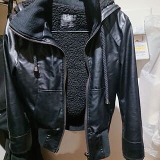 レザー調ジャケット