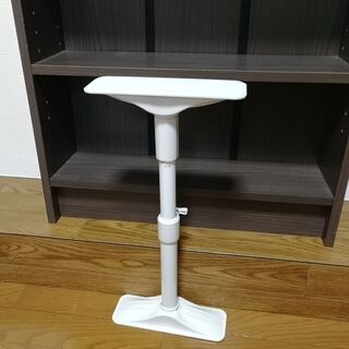 【文庫・漫画なら約300冊】奥行17cmのスリム本棚＋転倒防止突っ張り棒①の画像