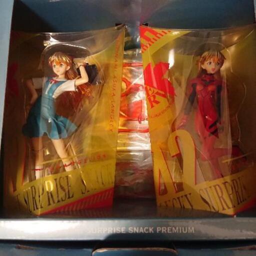 《非売品》バンダイ エヴァンゲリオン 式波アスカラングレー ラッキーサプライズスナック彩色フィギュア