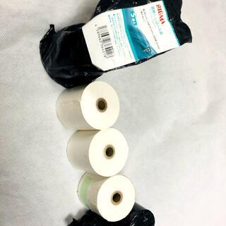 感熱紙レジロール紙 58mm 外径60mmのを４つ と径が小さいの２つ