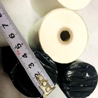 感熱紙レジロール紙 58mm 外径60mmのを４つ と径が小さいの２つの画像
