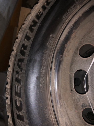 195/65R15 スタッドレス　ホイール付き4本セット　BRIDGESTONE