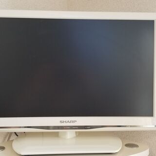 19型テレビ　ホワイト