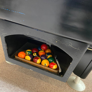 ビリヤード台 キュー4本 玉16個白1個