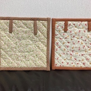 パッチワークの壁飾りの画像