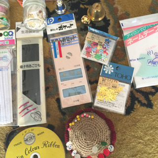 裁縫 糸 帽子ゴム 針 いろいろの画像