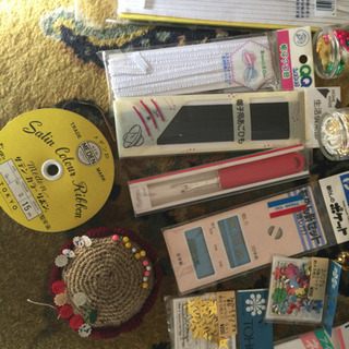 裁縫 糸 帽子ゴム 針 いろいろ