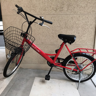 ?11/22受渡完了【美品】自転車！コンパクト！空気入れ付き！