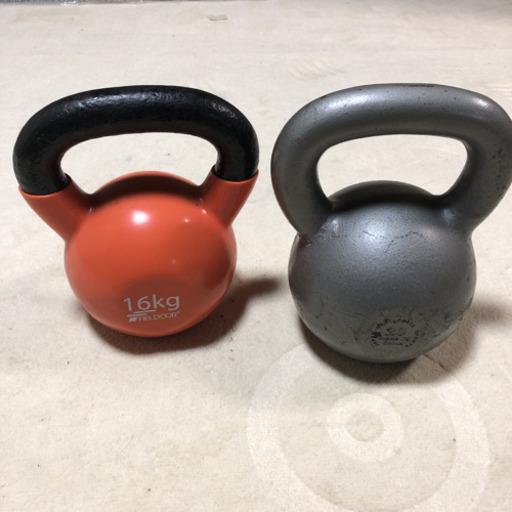 ケトルベル 16・20kgセット(各1個)
