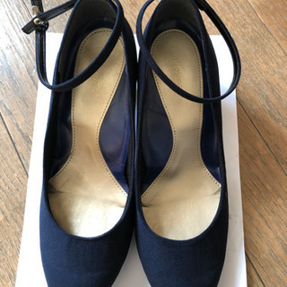 【美品】ツイード　秋冬用パンプス