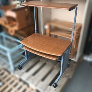 キャスター付き PCデスク パソコンデスク【自社配送は札幌市内限...