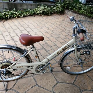 22インチ　女の子用　自転車　