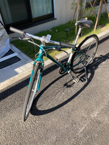 【坂道スイスイ♪】明日掲載終了！充電不要アシスト クロスバイク【使用1年未満】