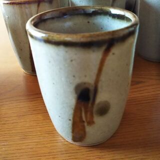 益子焼  湯呑茶碗の画像