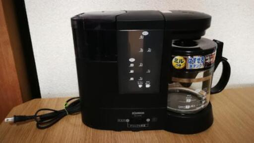 コーヒーメーカー　象印ミル付きEC-CA40 早い者勝ち！綺麗