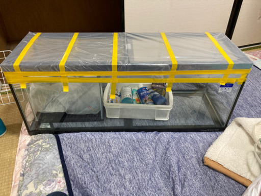 120センチ水槽セットで売ります