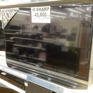 ブルーレイ付液晶テレビ　40インチ　SHARP 2015年製　LC-40R30