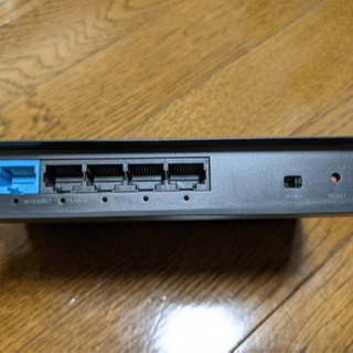 受付終了 ELECOM 無線Wi-Fiルーター(LANケーブル付)の画像