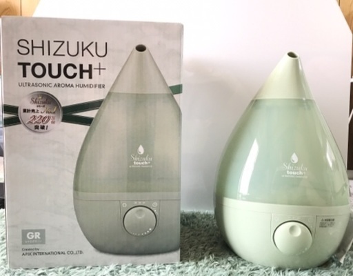 アロマ　加湿器　新品（未使用）SHIZUKU TOUCH