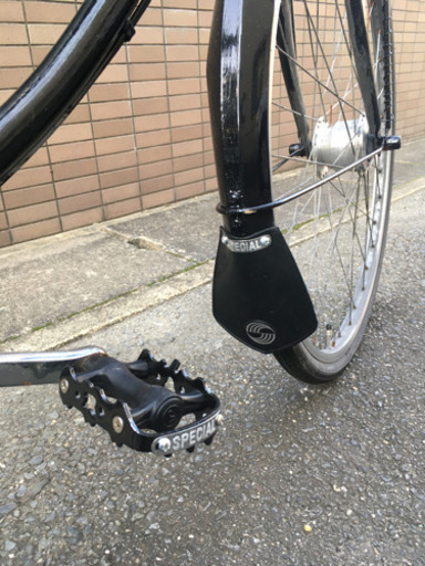 昭和　レトロ　自転車　６段変速　オートライト　当時物パーツ多数使用　昭和レトロ 