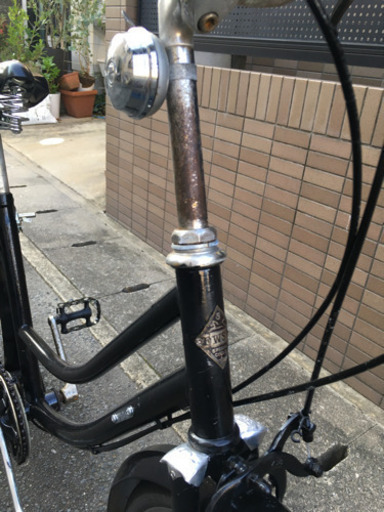 昭和　レトロ　自転車　６段変速　オートライト　当時物パーツ多数使用　昭和レトロ 