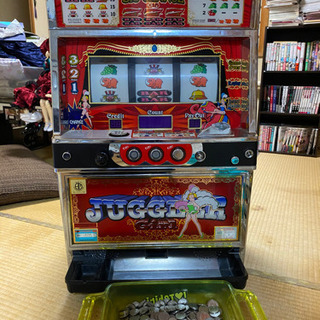 ジャグラーガール　赤パネル　4号機　実機　コイン付