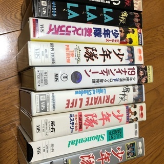 緊急大幅値下げ！#少年隊 #ビデオ　単品も歓迎
