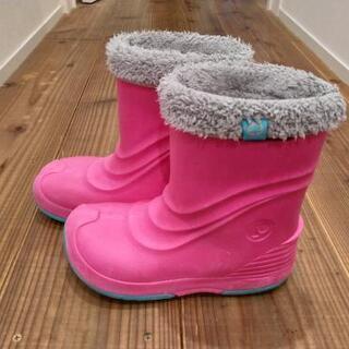 (中古)キッズ・ジュニアスノーブーツ(ピンク色)の画像