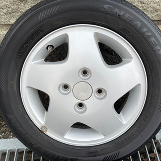 【値下げ】◆ 155/65R13 スズキ ワゴンR 純正タイヤ ホイール 4本セット ◆の画像