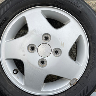 【値下げ】◆ 155/65R13 スズキ ワゴンR 純正タイヤ ホイール 4本セット ◆の画像