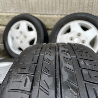 【値下げ】◆ 155/65R13 スズキ ワゴンR 純正タイヤ ホイール 4本セット ◆の画像