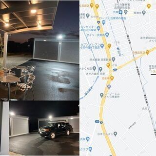 さくら市氏家　新築　レンタルガレージ・資材置場　水道・電気・夜間照明・無料WIFI・水洗トイレ　 - 不動産