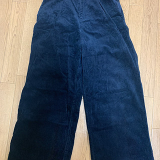 w closet ベロア ワイド パンツ