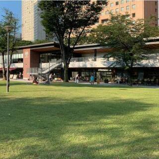 新宿中央公園で運動不足解消！