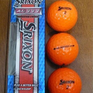 新品ゴルフボール＋ウッドティ　SRIXONスリクソンAD333　...