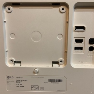 【ジャンク品】LG 液晶モニター　27UL650-Wの画像