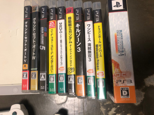 プレステ3＋ゲームカセット　値下げしました