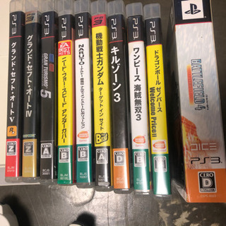 プレステ3＋ゲームカセット　値下げしましたの画像