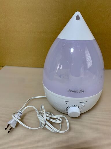 超音波加湿器（アロマ対応）2.8L　フィフティ製　FKS-28ZOU（ホワイト/一部欠損）