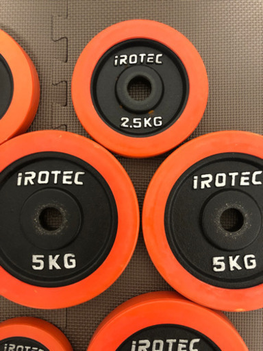 【受け渡し予定者決まりました】IROTEC ダンベル　30kg×2個