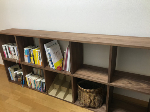 【値下げ】無印 スタッキングシェルフ ウォールナット 5×2