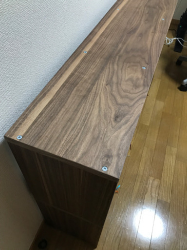 【値下げ】無印 スタッキングシェルフ ウォールナット 5×2