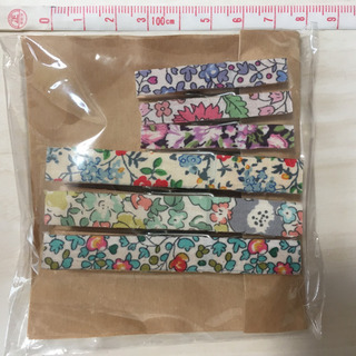 新品 花柄 クリップの画像