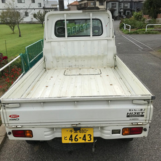 軽トラ　ダイハツ　ハイゼット　4WD エアコン　パワーステ　車検令和4年9月の画像