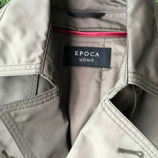 【美品】エポカ ウォモ EPOCA UOMO トレンチ コート カーキ系の画像