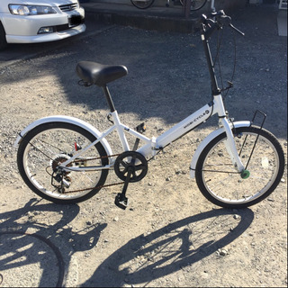 折りたたみ自転車 20インチ　かご30×26×15