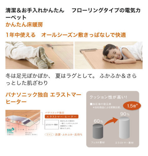 かんたん床暖 2畳タイプ パナソニック DC-2F3