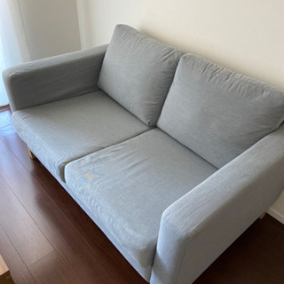 IKEA KARLSTAD 2人掛けソファ ライトグレー